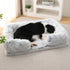 Warm Calming Donut Bed for Pets Soft Cozy Fluffy Cushion