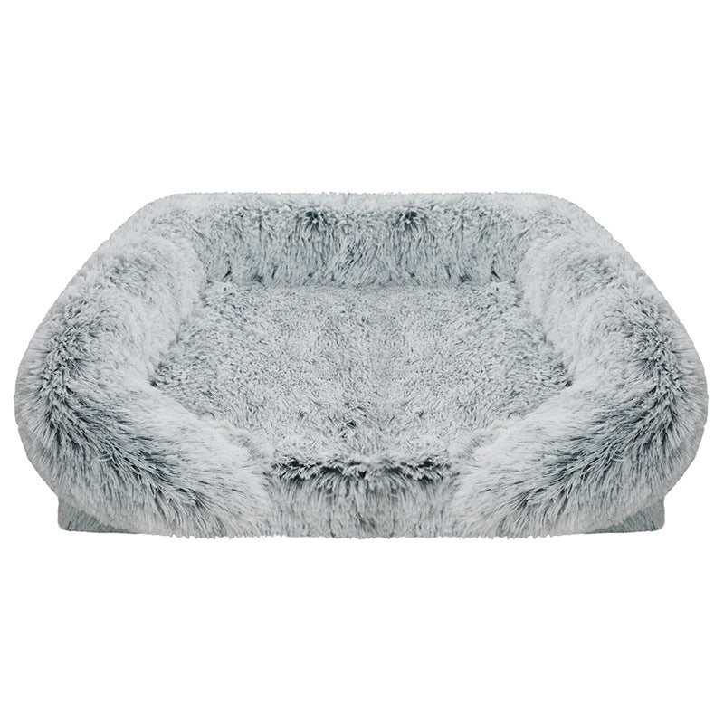 Soft Indoor Dog & Cat Bed with Cushion Cozy Home for Pets