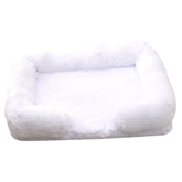 Warm Calming Donut Bed for Pets Soft Cozy Fluffy Cushion