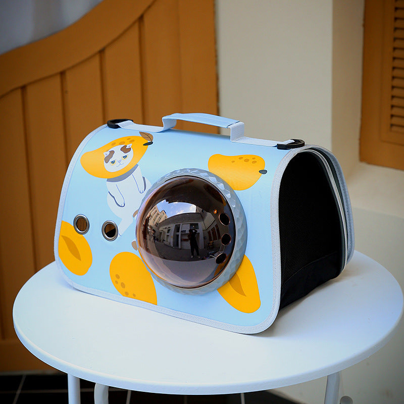 Outing Carry Bag Portable Pet Bag Transparent Cage
