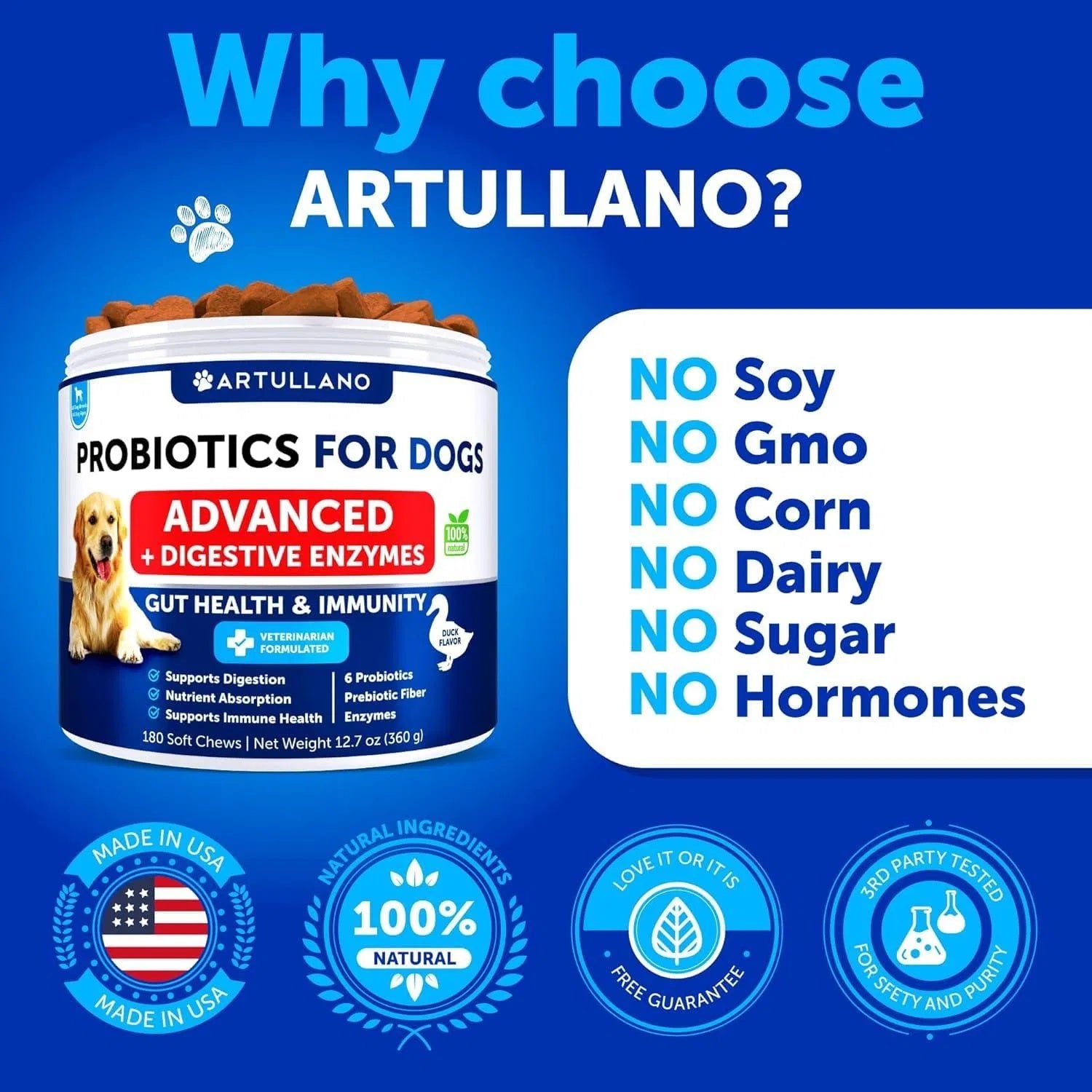 Gut Health & Allergy Support Chews with Enzymes