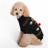Warm Knitted Pet Clothes for Winter Festive Celebrations