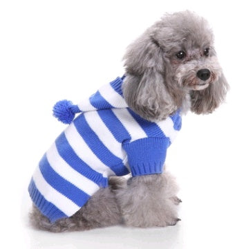 Warm Winter Holiday Outfit for Festive Knitted Pet Apparel