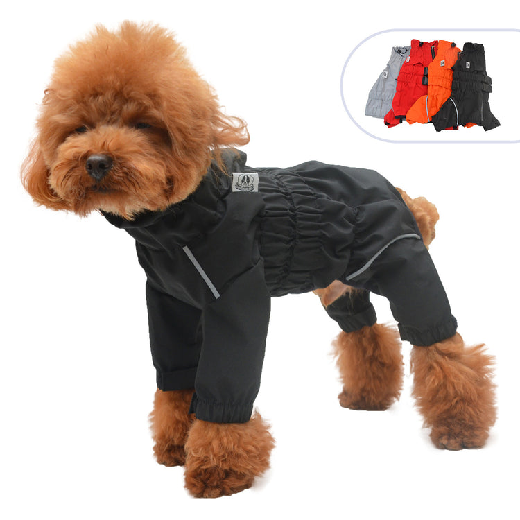 Pet Four-Legged Dog Outdoor Clothing Waterproof Jacket