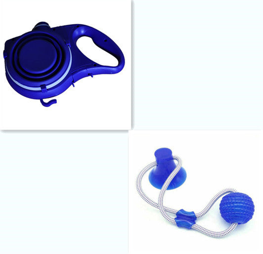 Pet Supplies with Water Bottle Cup Pet Rope Portable Set
