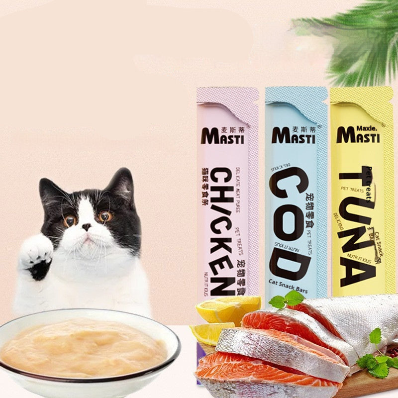 Cod Wet Food Nutrition Cat Snacks High-Protein Treats