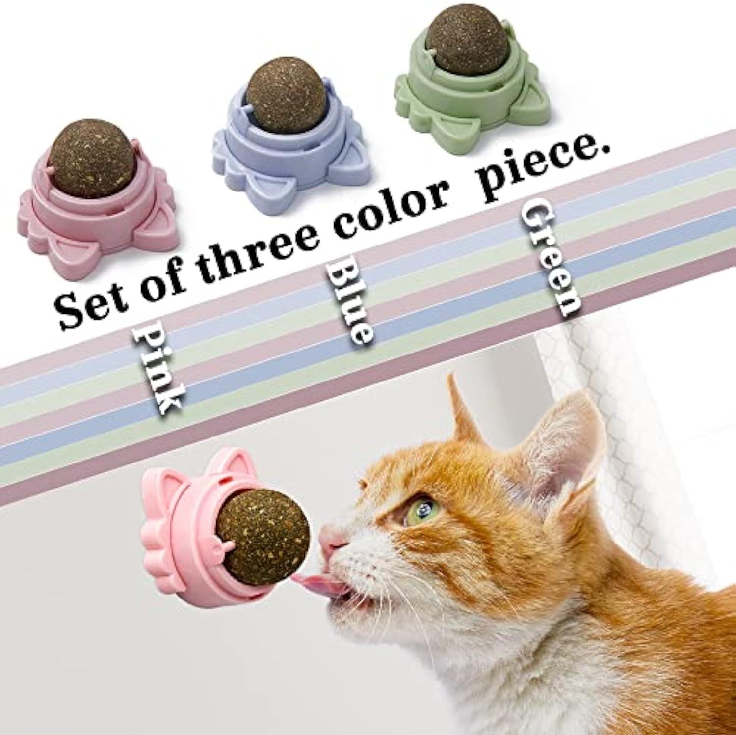 Catnip Toys for Cats Healthy Teeth Cleaning Dental Chew Wall