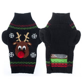 Warm Knitted Pet Clothes for Winter Festive Celebrations
