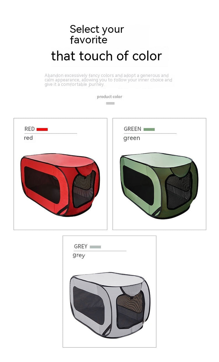 Breathable Secure Dog Crate for Vehicle Travel