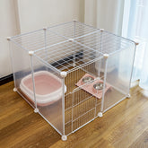 Pet Isolation Door Guard Cat Cage Adjustable Safety Gate