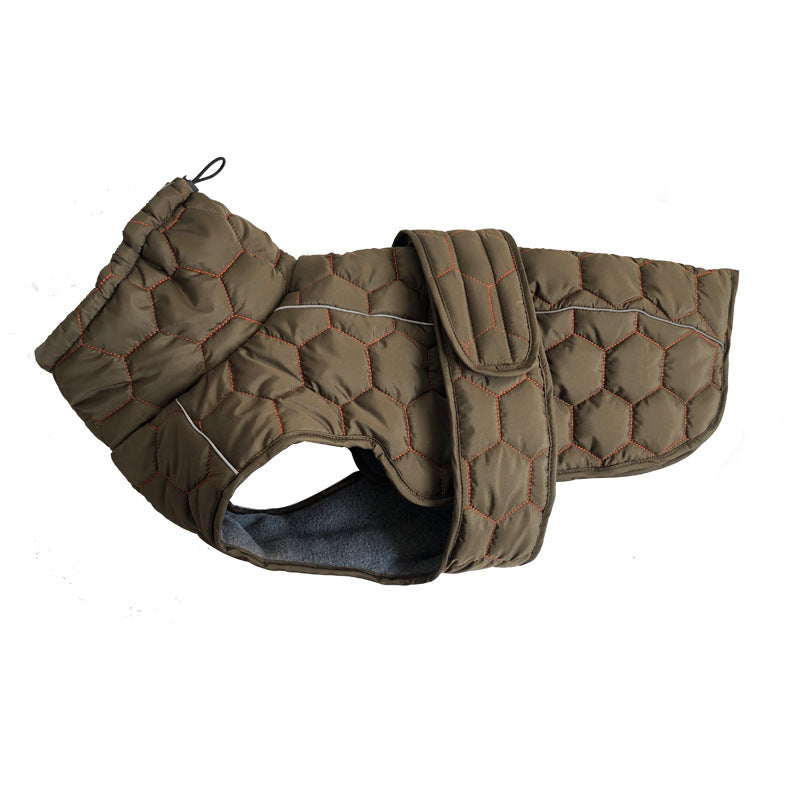 Thick Cotton Pet Coat for Cold Weather Protection & Comfort