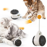 Motion-Activated Hanging Cat Toy for Exercise and Fun