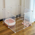 Pet Isolation Door Guard Cat Cage Adjustable Safety Gate