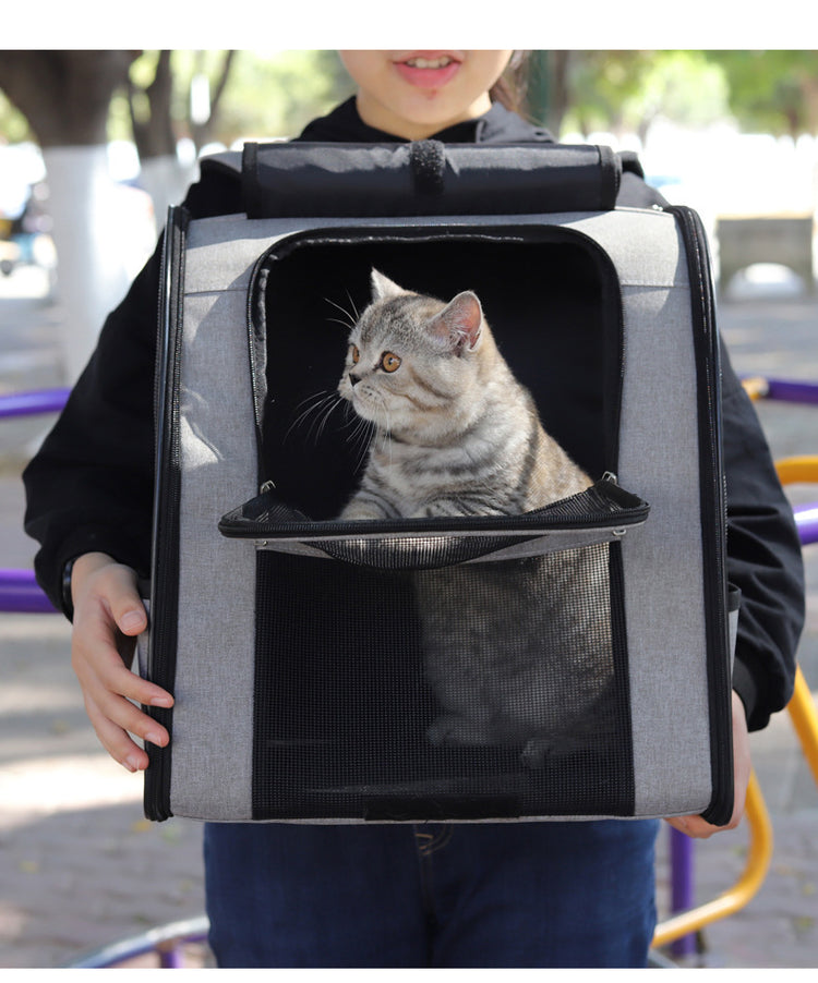 Pet Backpack Out Cage Portable Shoulder Travel Carrier Bag