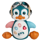Electric Dancing Penguin Toy Early Education Walking Pet Toy