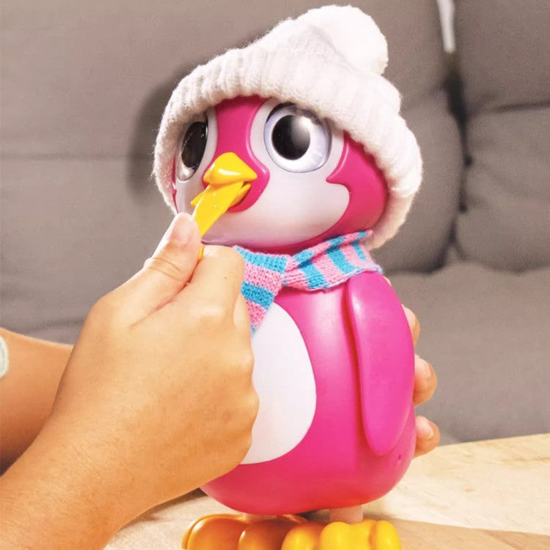 Interactive Walking Dancing Penguin Toy with Music and Light