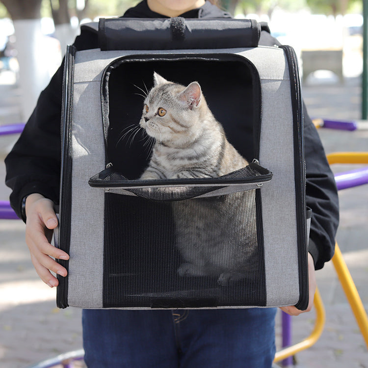Pet Backpack Out Cage Portable Shoulder Travel Carrier Bag