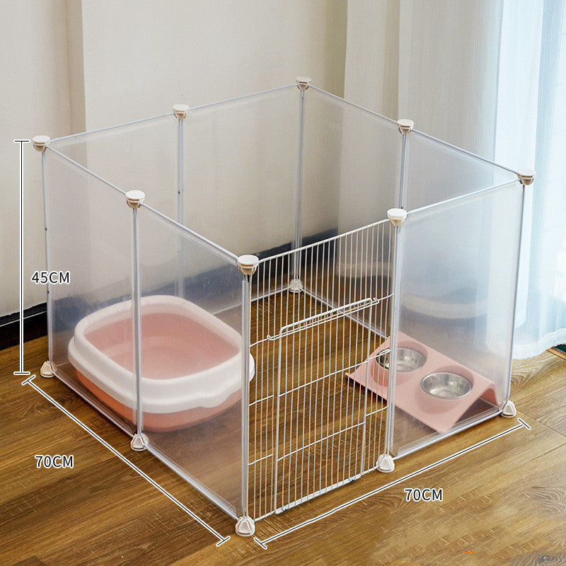 Pet Isolation Door Guard Cat Cage Adjustable Safety Gate