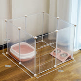 Pet Isolation Door Guard Cat Cage Adjustable Safety Gate