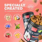 Dog Flea and Tick Treatment Chews Natural & Tick Prevention