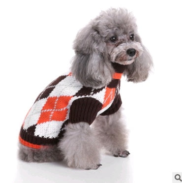 Warm Winter Holiday Outfit for Festive Knitted Pet Apparel