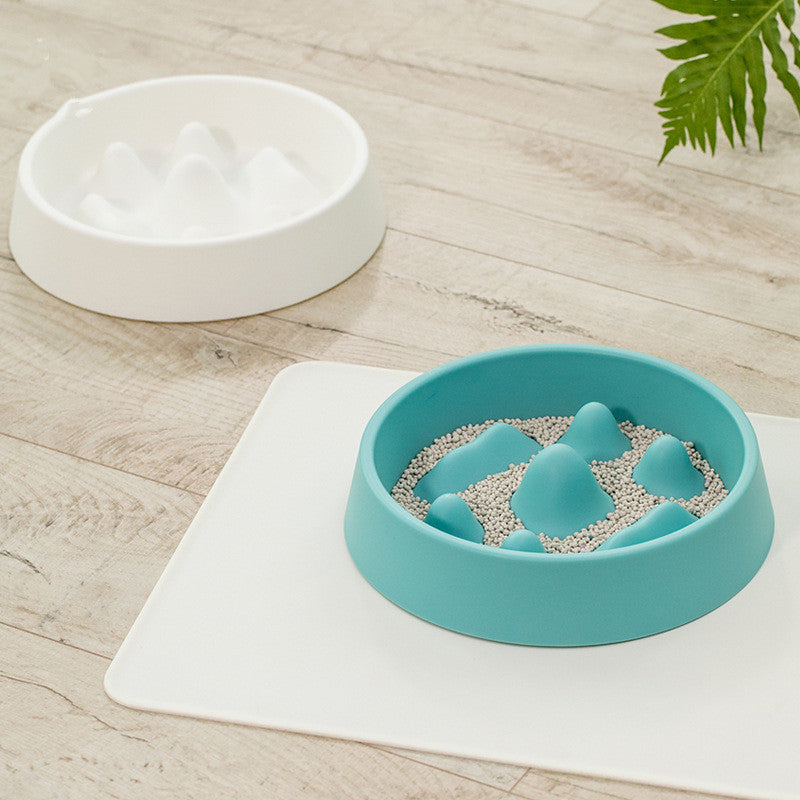 Non-Slip Interactive Slow Feeder Bowl for Dogs and Cats
