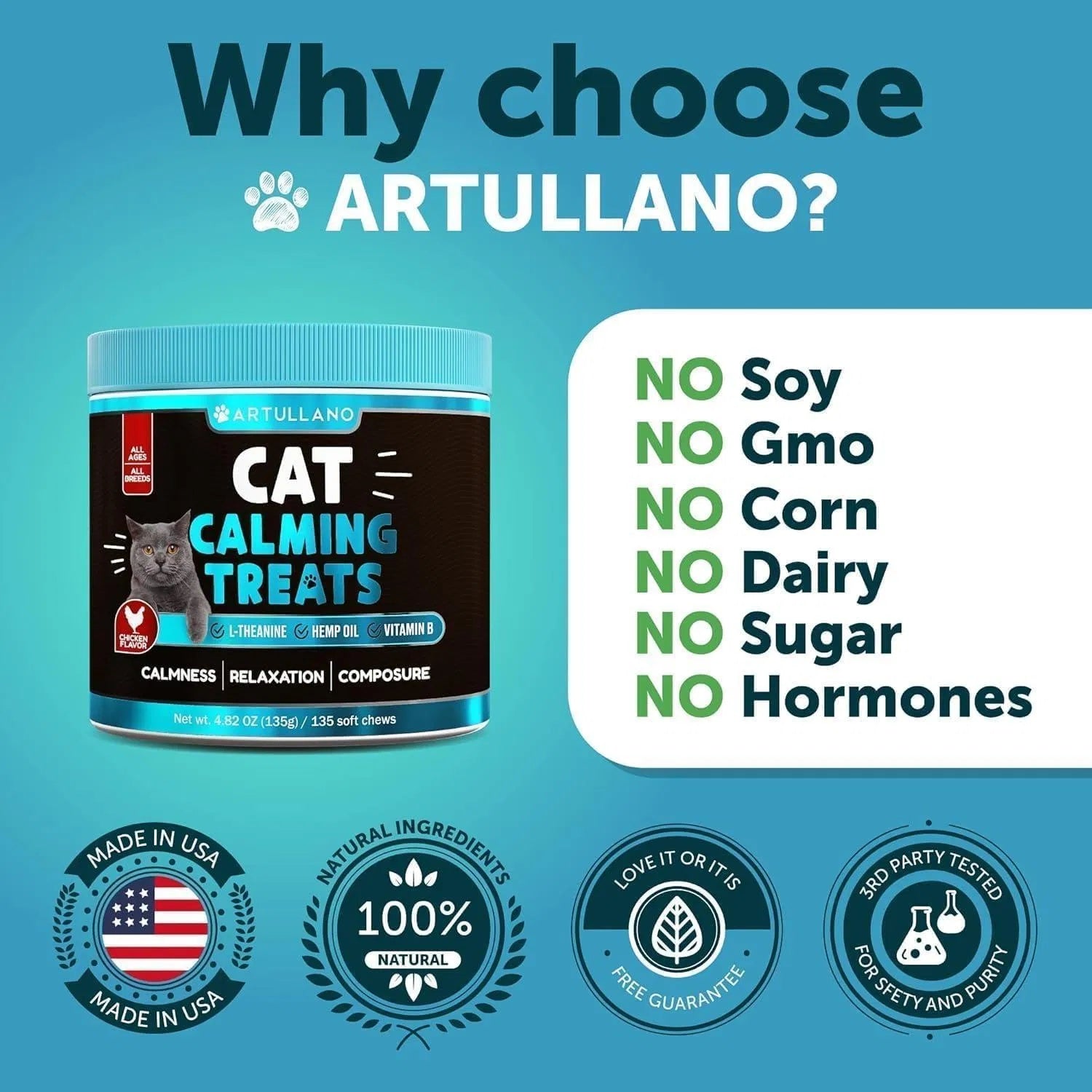 Melatonin Soothing Chews for Cats and Kittens