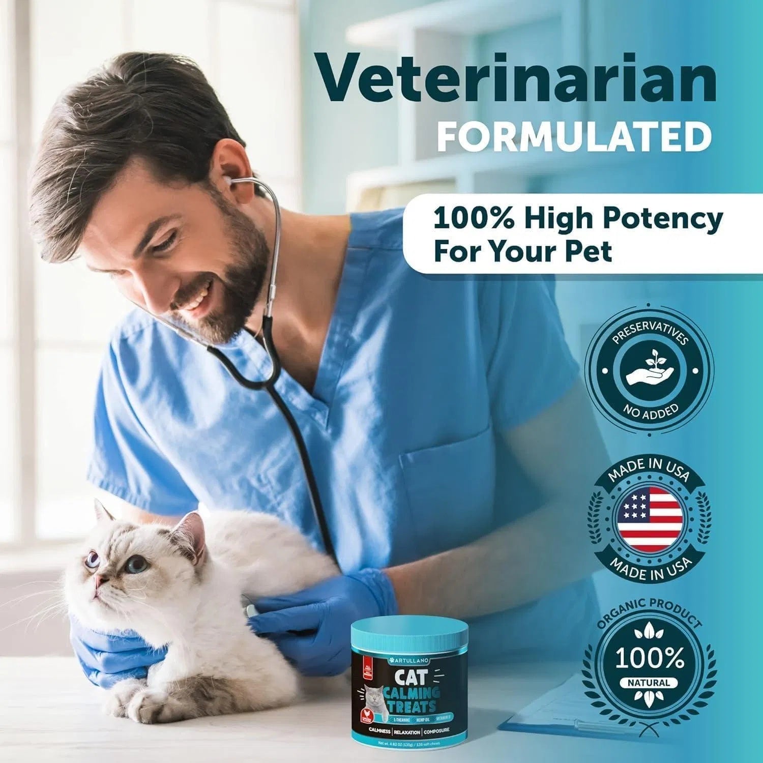 Melatonin Soothing Chews for Cats and Kittens