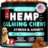 Anxiety Relief Treats with Hemp Oil Turmeric & Valerian