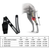 Adjustable Dog Leg Support Brace for Injury Recovery