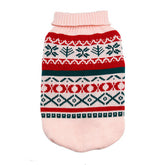 Pet Sweater Leaf Pattern Sweater Stylish Knitted Outfit