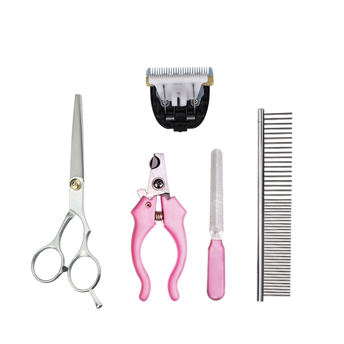 Professional Pet Grooming Clipper Dog and Cat Hair Tools Set.