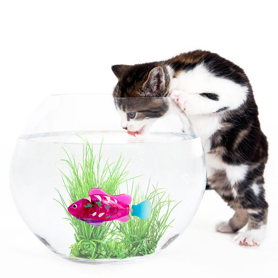 Smart Motion-Activated Cat Toy with LED Lights