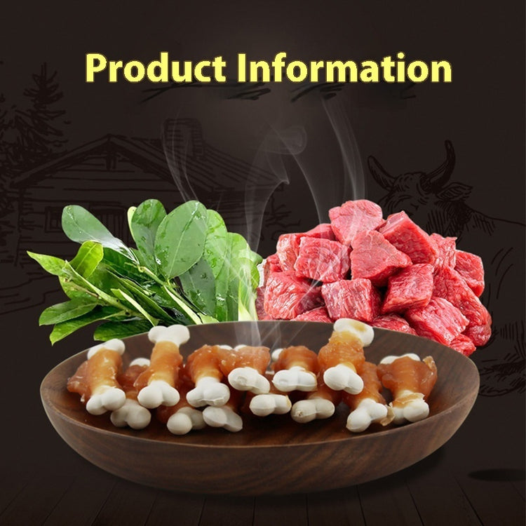 High-Protein Dog Treats Natural Chicken Bone Chews for Pets