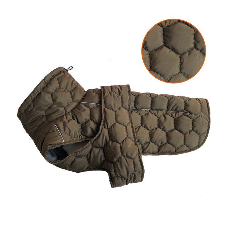 Thick Cotton Pet Coat for Cold Weather Protection & Comfort