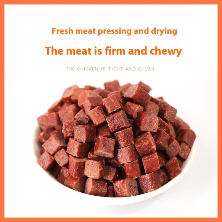 Dog Snacks Dried Beef Cubes Wholesale Training Treats