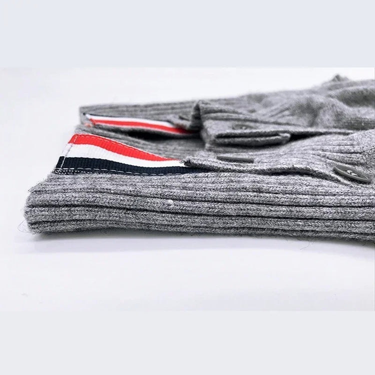 Warm Button-Up Sweater for Small and Medium Dogs