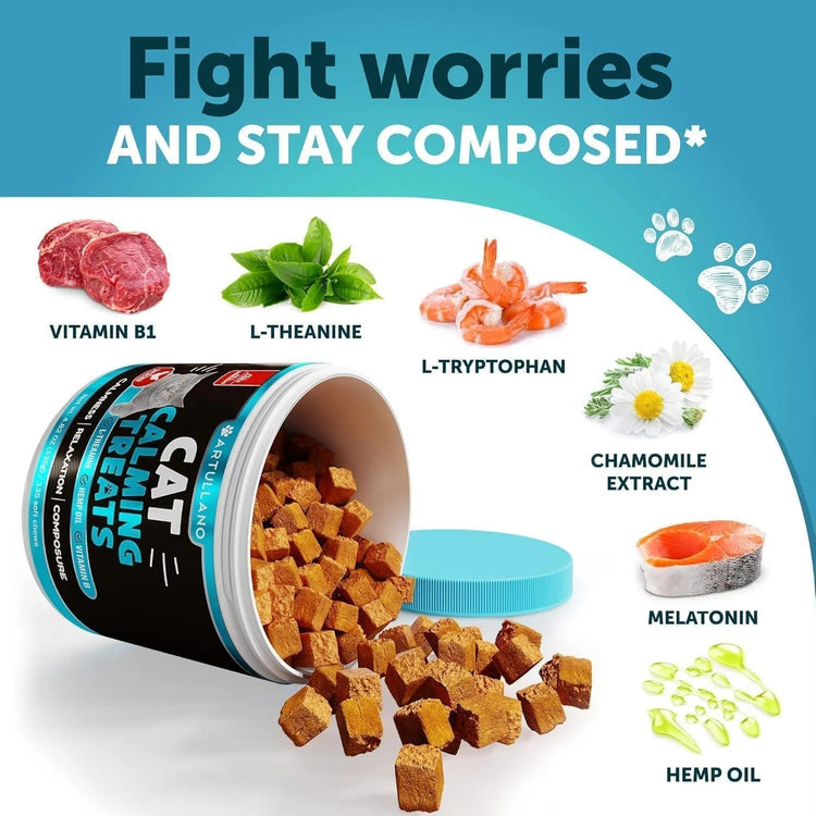 Melatonin Soothing Chews for Cats and Kittens