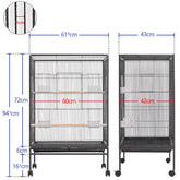 Cage Cherry And Pet Tiger Skin Birdcage Decorative Bird Cage