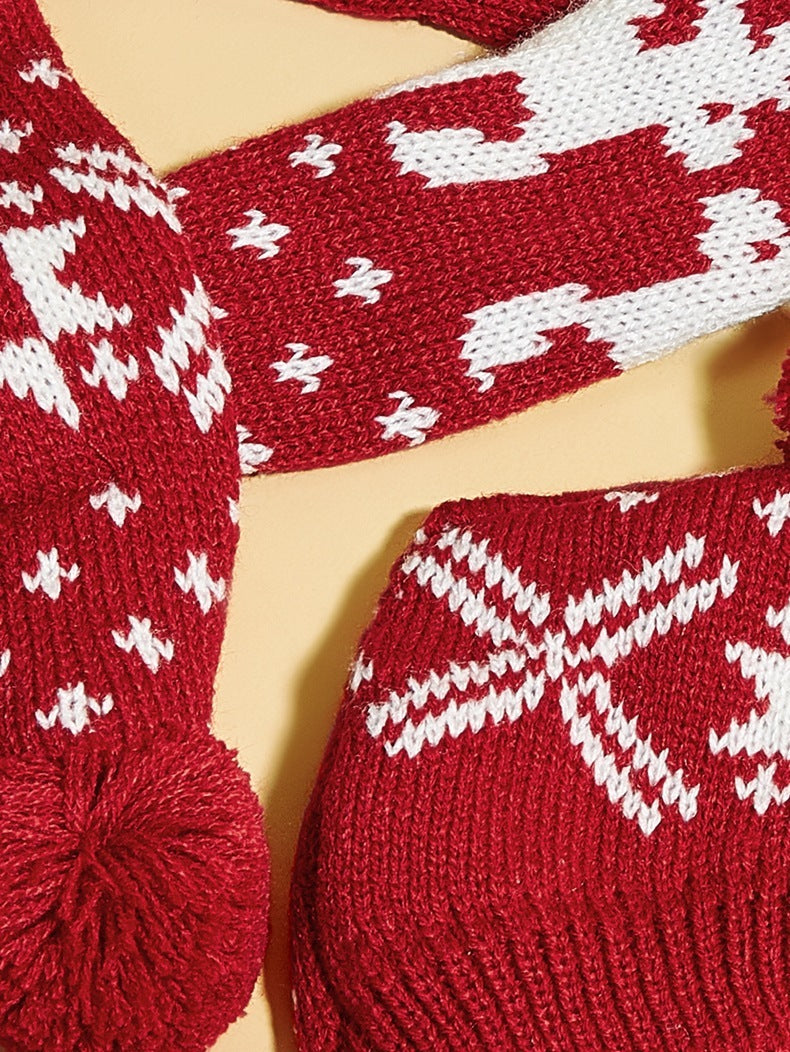 Warm Winter Holiday Festive Knit Neckwear for Dogs and Cats