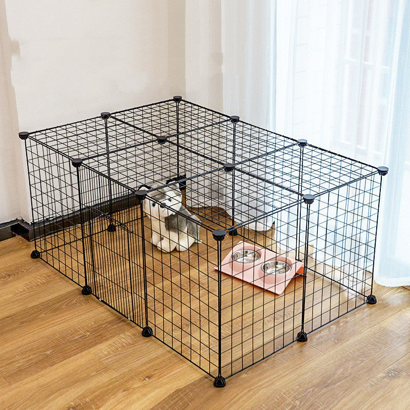 Pet Isolation Door Guard Cat Cage Adjustable Safety Gate