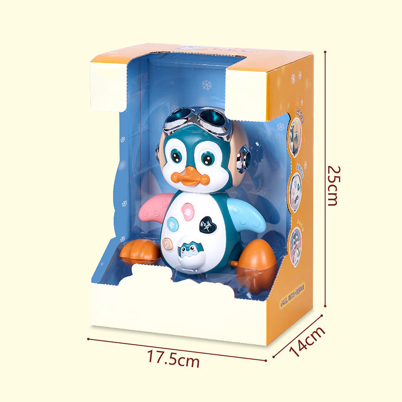 Electric Dancing Penguin Toy Early Education Walking Pet Toy