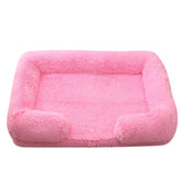 Warm Calming Donut Bed for Pets Soft Cozy Fluffy Cushion