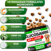 Pet Hip & Joint Supplement Chondroitin Mobility Support Chew