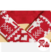 Warm Winter Holiday Festive Knit Neckwear for Dogs and Cats