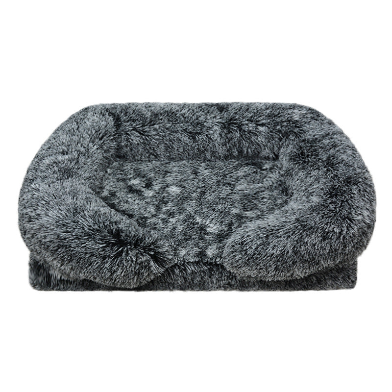 Soft Indoor Dog & Cat Bed with Cushion Cozy Home for Pets