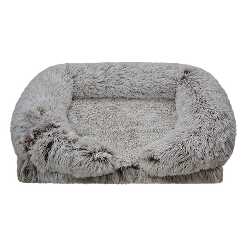 Soft Indoor Dog & Cat Bed with Cushion Cozy Home for Pets