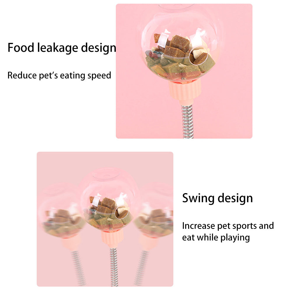 Pet Feeder Cat Toy Leaking Food Ball Funny Tumbler Puzzle