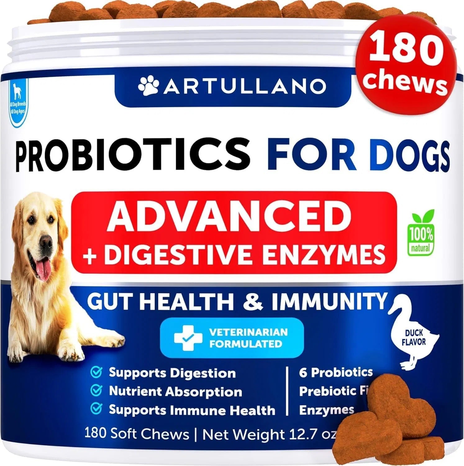 Gut Health & Allergy Support Chews with Enzymes