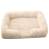 Warm Calming Donut Bed for Pets Soft Cozy Fluffy Cushion